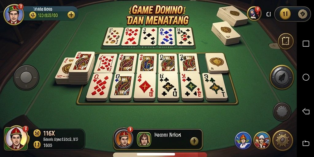 Screenshot gameplay Domino yang menarik dan kompetitif.