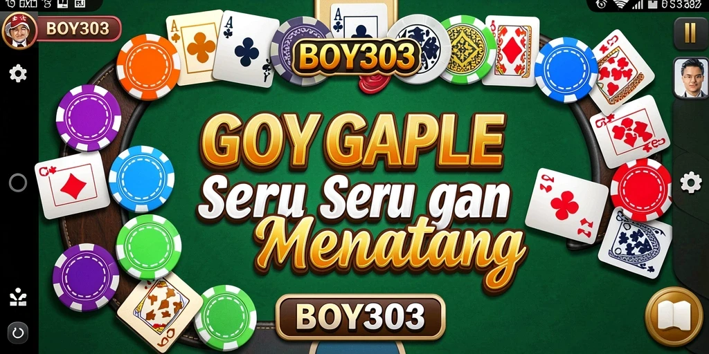 Tampilan seru gameplay Gaple di BOY303 yang memikat.