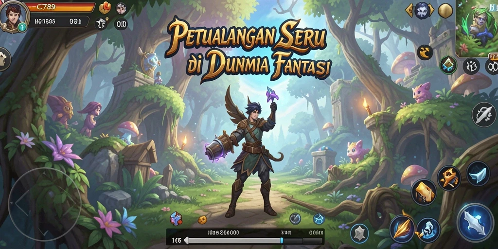 Tampilan gameplay menakjubkan dalam petualangan C789 yang penuh tantangan.