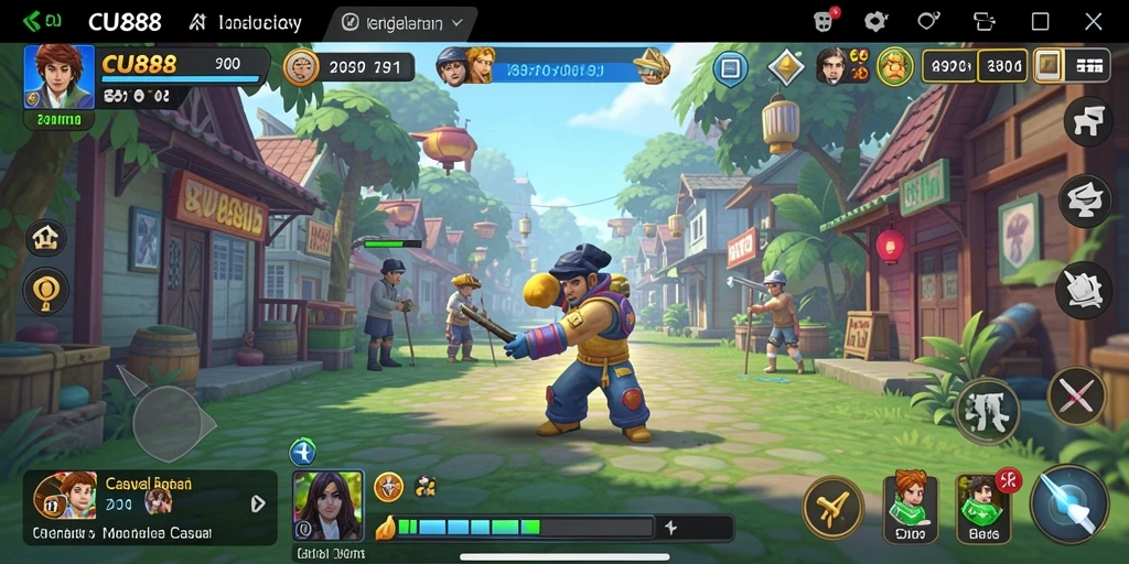 Tampilan menarik dari gameplay CU888 yang menyenangkan.