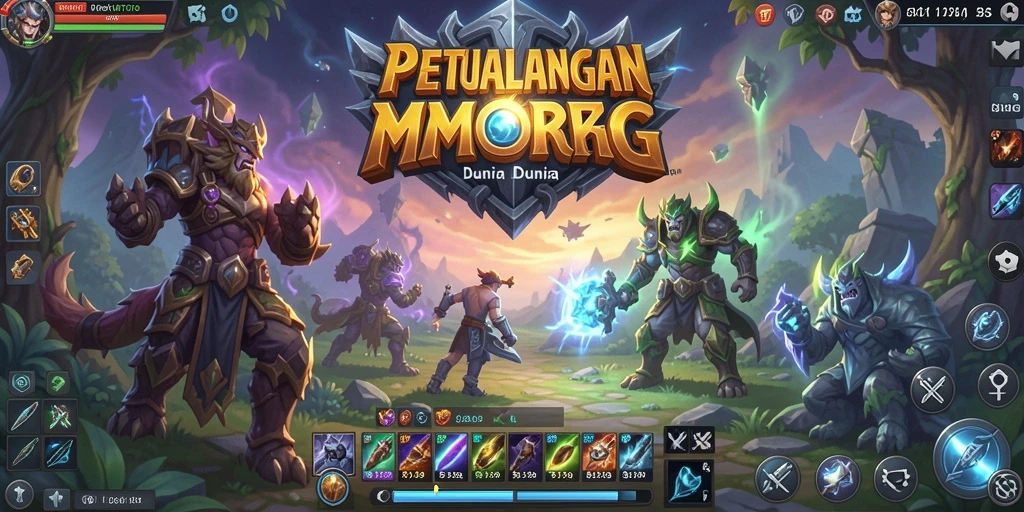 Screenshot gameplay epik dari DIREKTURTOTO yang memperlihatkan petualangan seru.