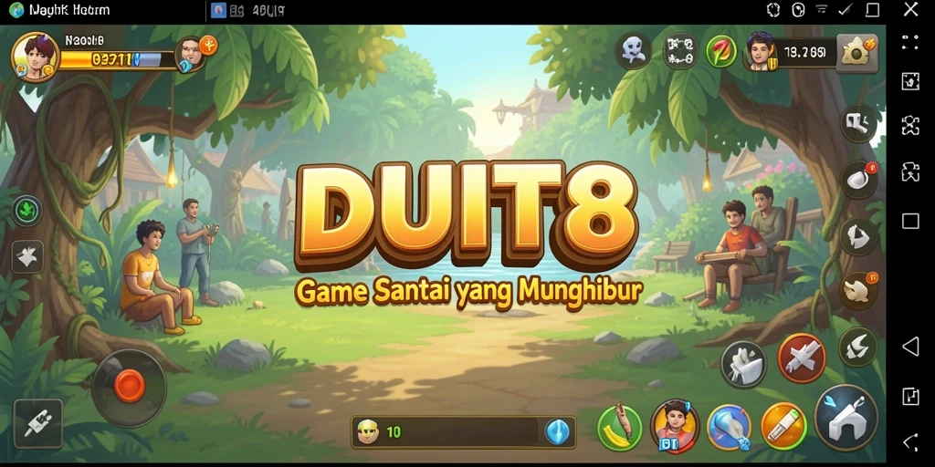 Gameplay DUIT8 yang seru dan menghibur.