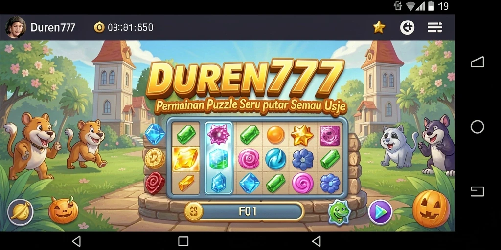 Tampilan gameplay seru dari DUREN777 yang penuh tantangan.