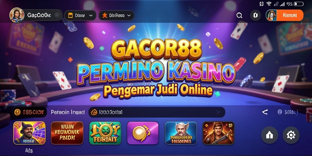 Screenshot GACOR88 menampilkan gameplay yang mendebarkan dan interaktif.