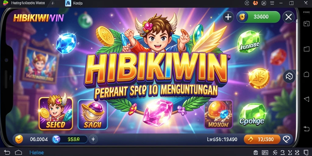 Screenshot gameplay HIBIKIWIN menampilkan keseruan permainan slot.