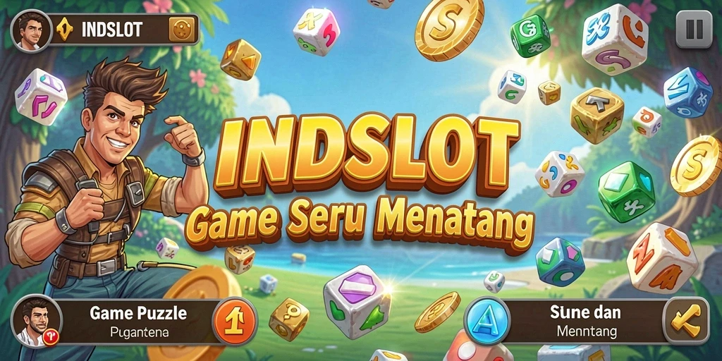 Screenshot gameplay INDSLOT menampilkan keseruan dan tantangan puzzle.