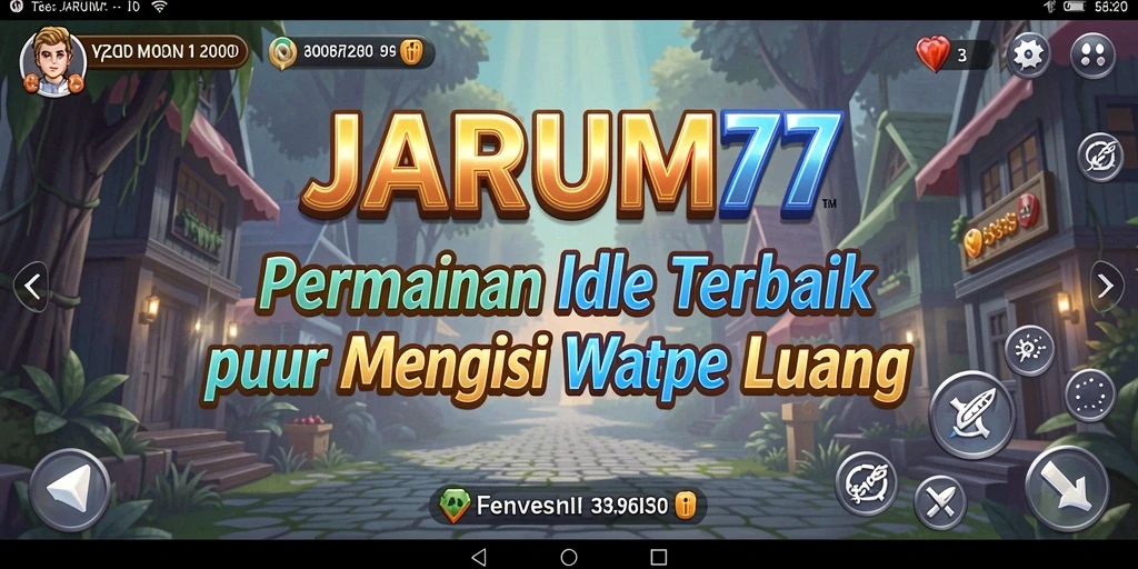 Screenshot JARUM77 menunjukkan pemain menikmati gameplay Idle yang menarik.