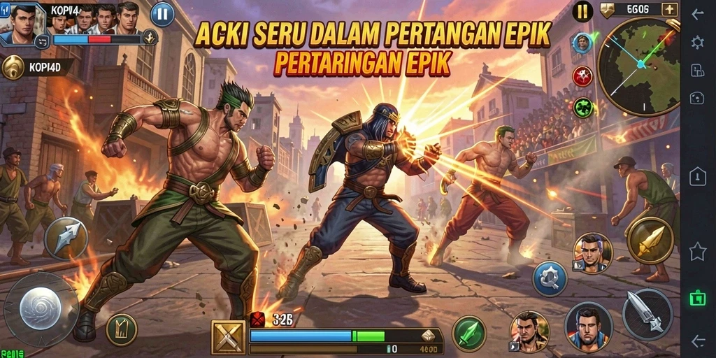 Gameplay seru KOPI4D dalam aksi penuh