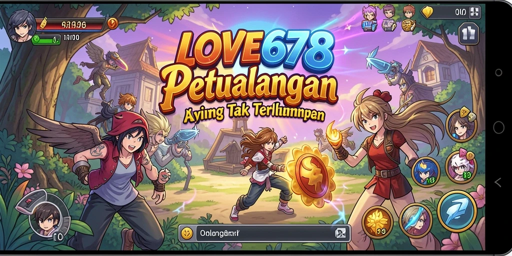 Tampilan gameplay seru dari game Anime LOVE678 yang penuh aksi.