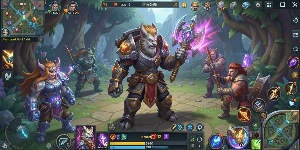 Screenshot MENANG123 menampilkan aksi seru dalam petualangan MMORPG.