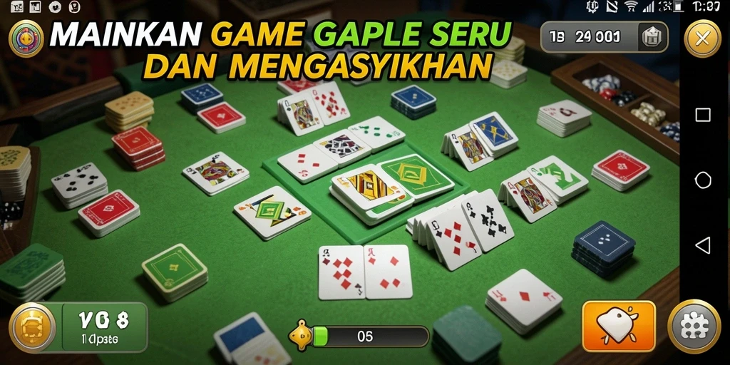 Gameplay seru Gaple bersama teman di MERDEKA138.
