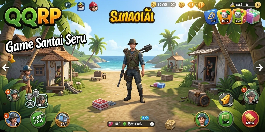 Tampilan gameplay seru dan interaktif dari QQRP.