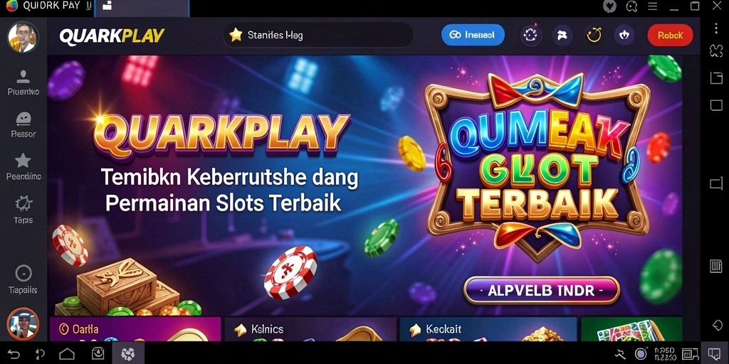 Tampilan visual menarik dari gameplay Slot QUARKPLAY.