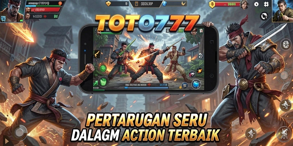 Screenshot gameplay TOTO777 menampilkan aksi seru dan intens.