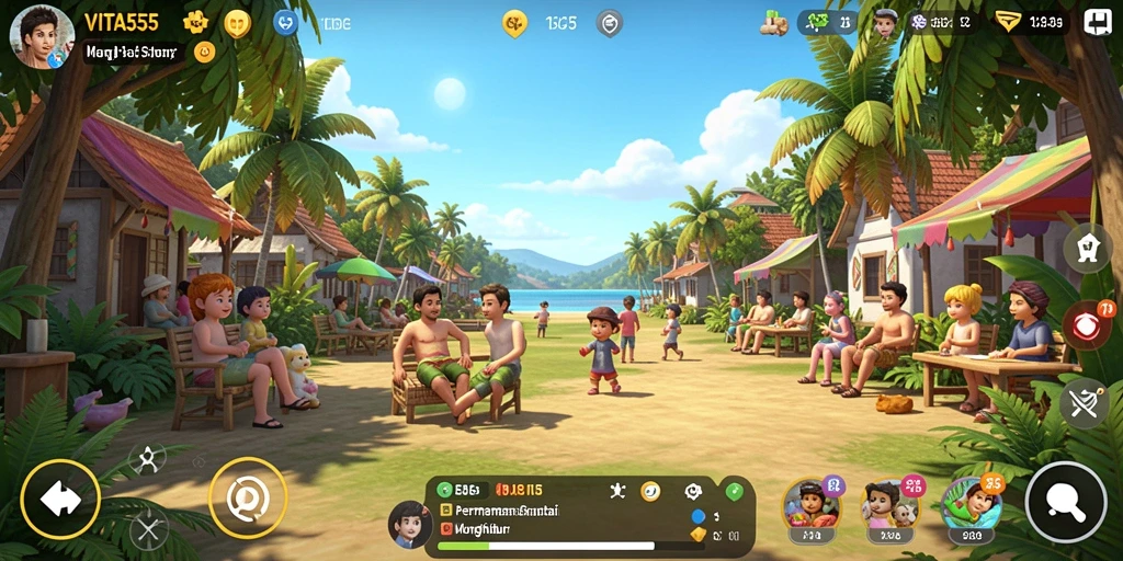 Tampilan menarik dan gameplay mengasyikkan di VITA555.