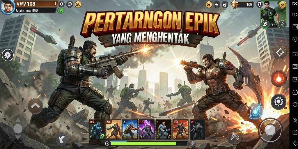 Gameplay VW108 yang meningkat dalam pertarungan Fighting.