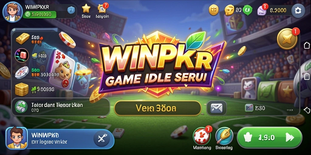 Tampilan gameplay WINPKR yang menarik dan memukau.